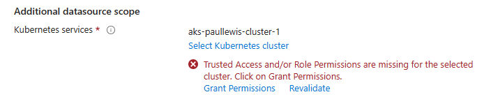 Click on "Grant Permissions" to fix this issue if you encounter it